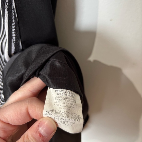 🎉4/30$🎉 Tristan & Iseut Vintage Black & White Slip Dress - Size L - Picture 4 of 6